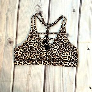 Leopard Grid Bra - Zyia Active